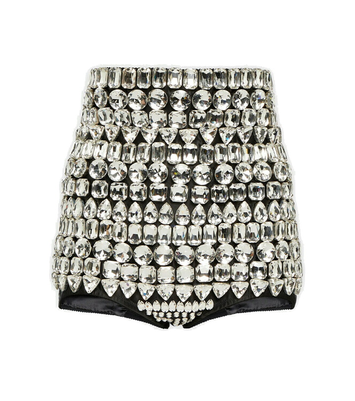 Photo: Dolce&Gabbana - x Kim embellished micro shorts