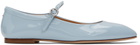 Aeyde Blue Uma Ballerina Flats