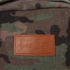 MC2 Saint Barth Military Green Camouflage Canvas Backpack