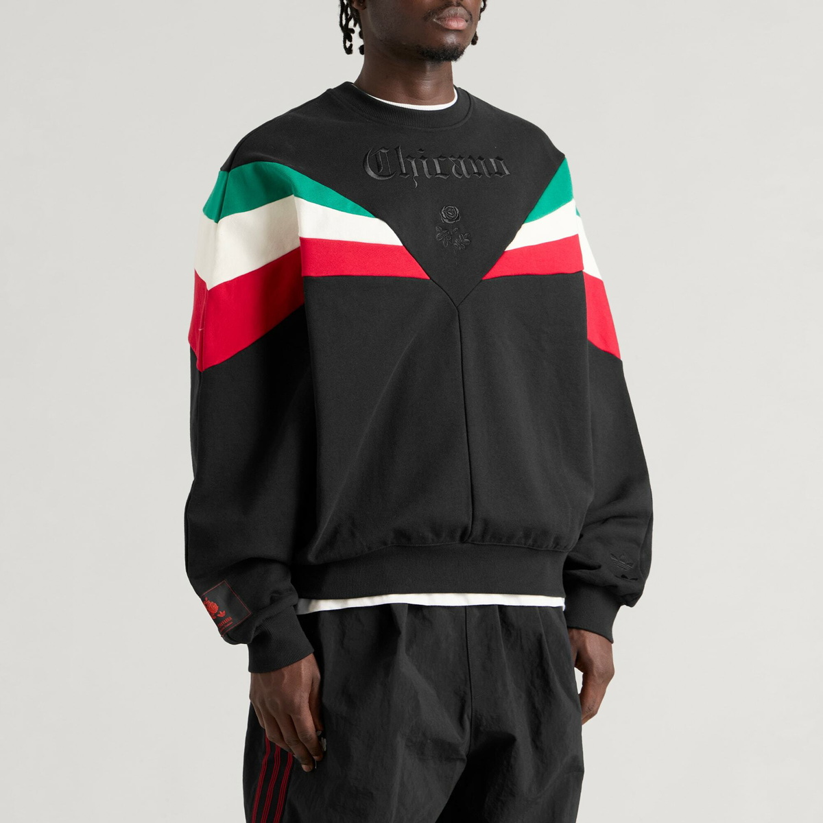 Adidas Men's x Willy Chavarria Chicano Sweatshirt in Black