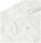 Entireworld - Slim-Fit Organic Cotton-Jersey Boxer Shorts - White