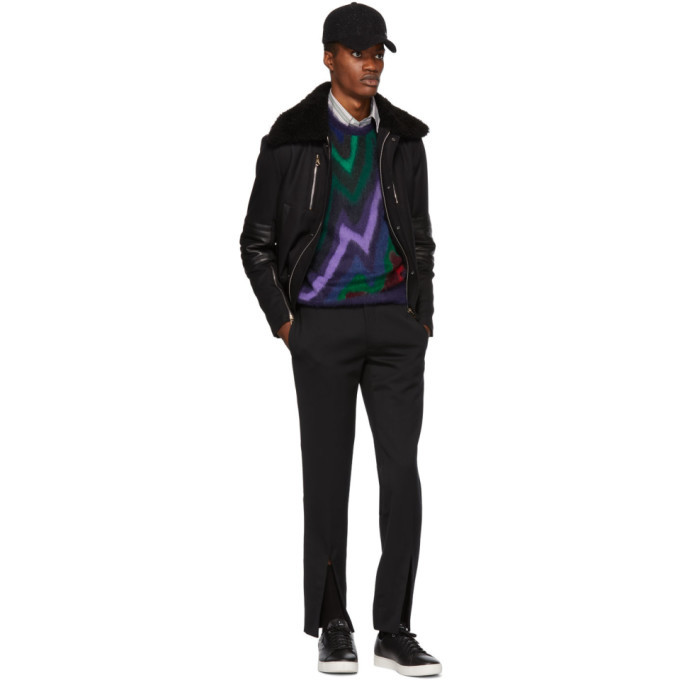 Paul Smith Multicolor Mohair Zig Zag Sweater Paul Smith