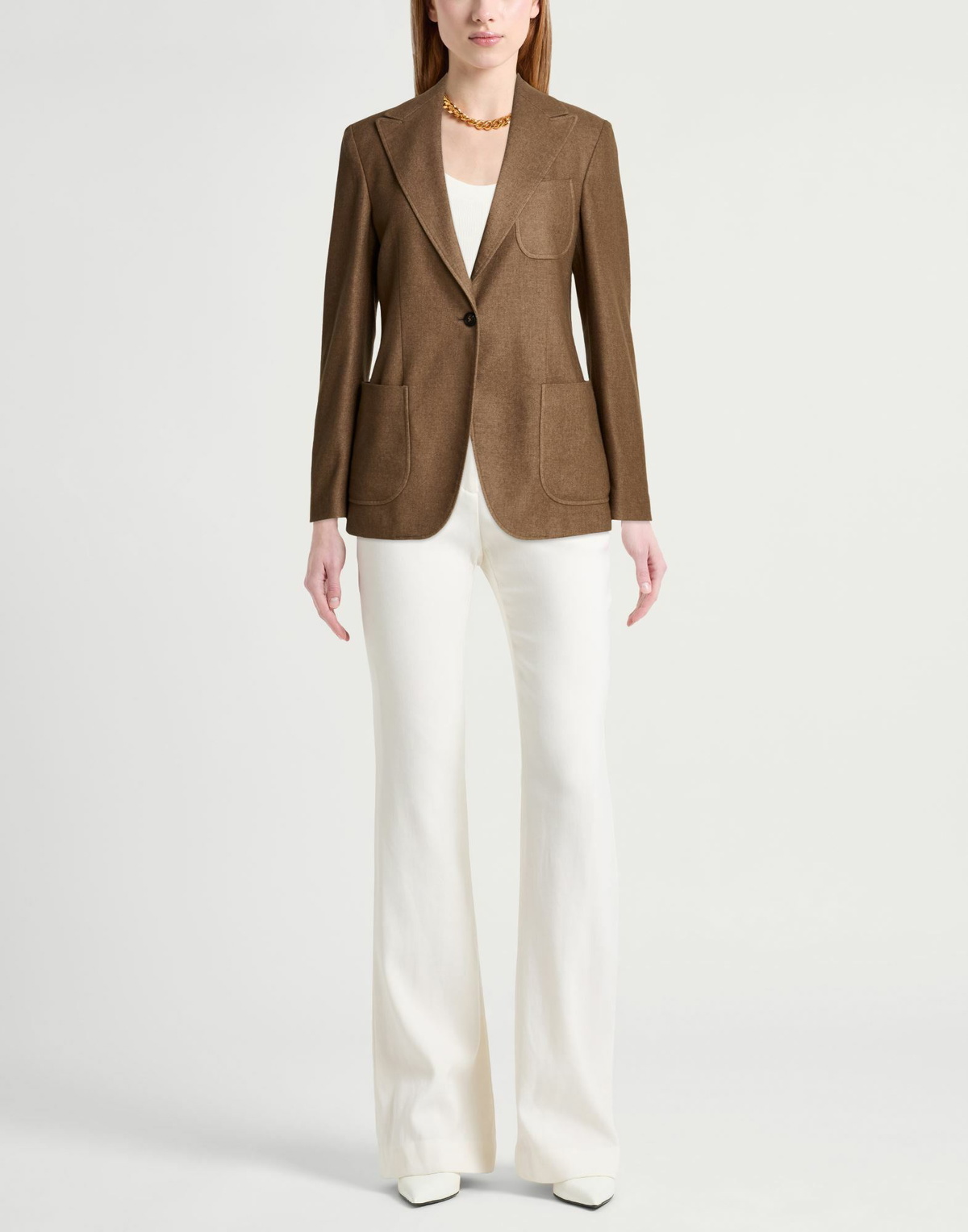 The Gigi Womens Blazer Khaki