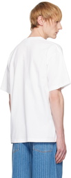 RICE NINE TEN White Scribbles T-shirt