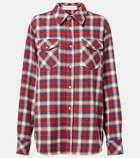 God's True Cashmere Ski Santa Tartan cashmere shirt