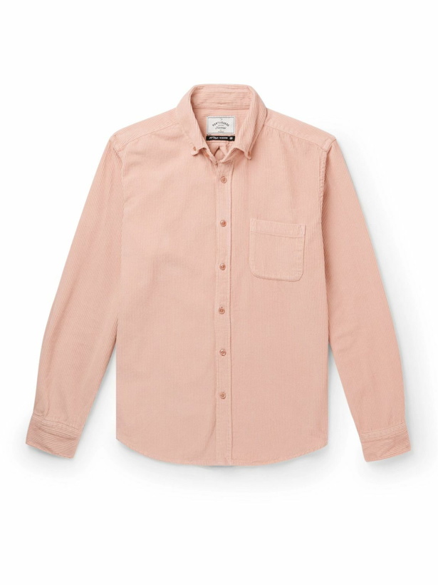 Photo: Portuguese Flannel - Lobo Cotton-Corduroy Shirt - Pink