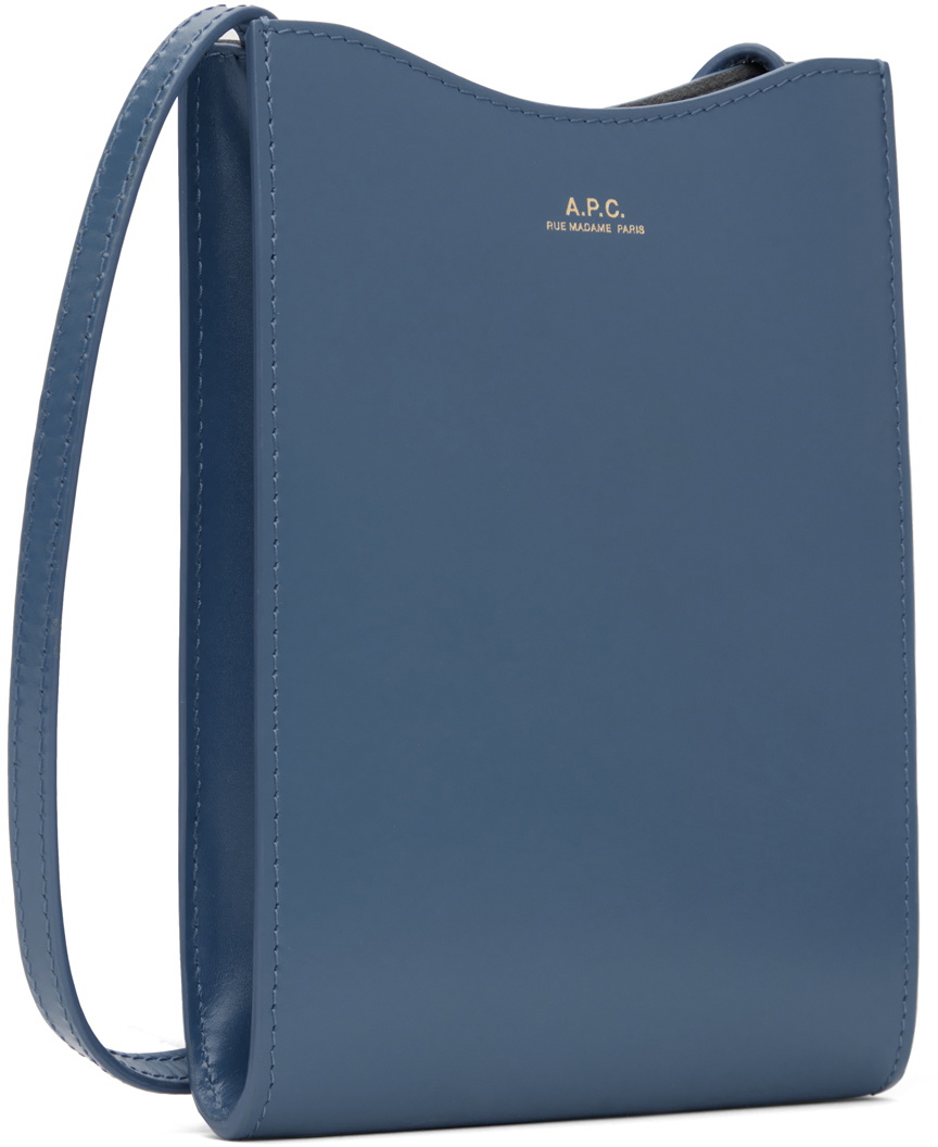 A.P.C. Blue Jamie Neck Pouch