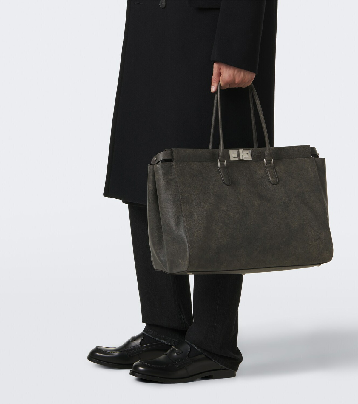 Fendi Peekaboo® Large leather tote bag