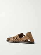 Mr P. - Suede Huarache Sandals - Brown