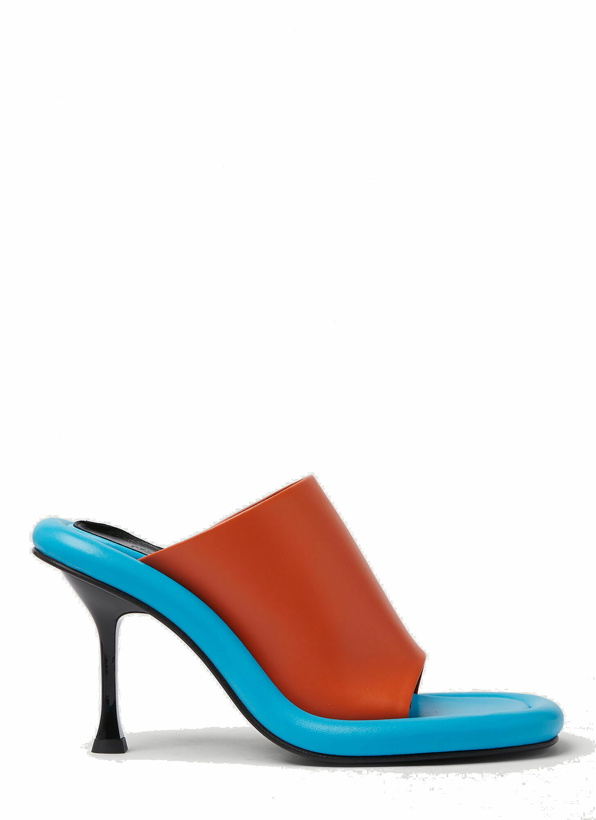 Photo: Bumper High Heel Mules in Orange