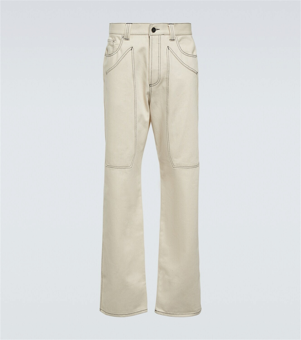 Winnie New York Paneled straight cotton pants