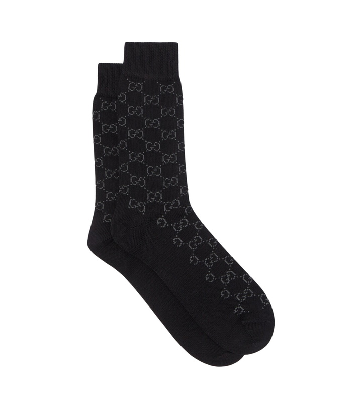 Photo: Gucci GG jacquard cotton-blend socks