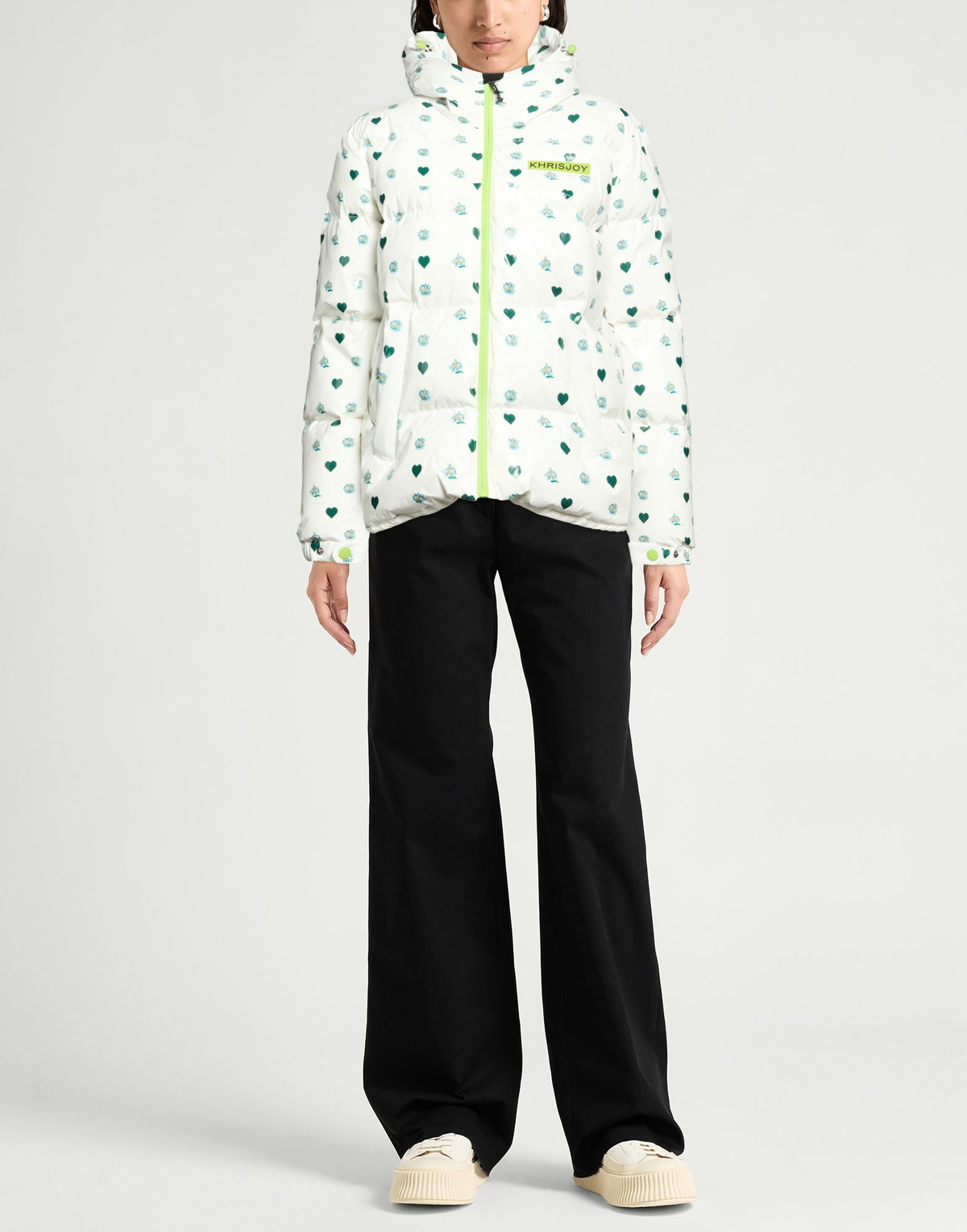 Khrisjoy Womens Puffer in White