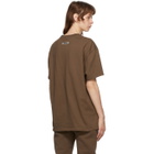 Essentials SSENSE Exclusive Brown Logo T-Shirt