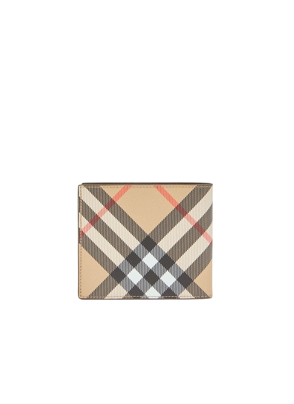 Photo: Burberry Check Bi-Fold Wallet