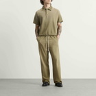 Les Tien Men's Pique Cotton Yacht Jogger in Military Ice