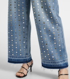 Xu Zhi Embellished wide-leg jeans