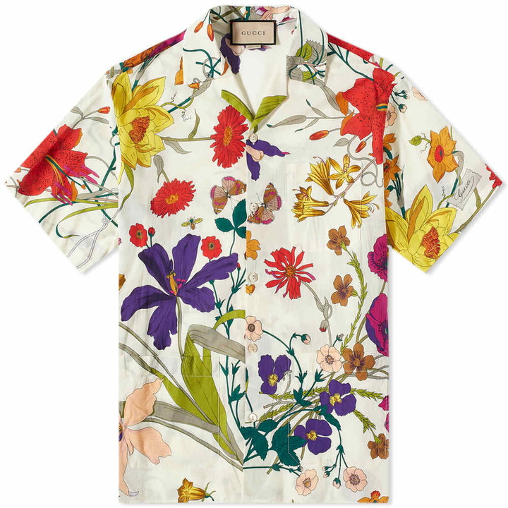 Photo: Gucci Men's Floral Vacation Shirt in Ivory