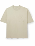 Goldwin - Logo-Embroidered Cotton-Jersey T-Shirt - Neutrals