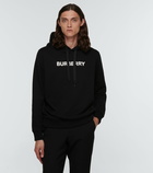 Burberry - Logo cotton jersey hoodie