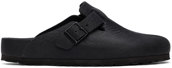 Photo: Birkenstock Black Leather Narrow Exquisite Boston Loafers