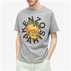 Kenzo Men's Big Orange T-Shirt in Pearl Grey