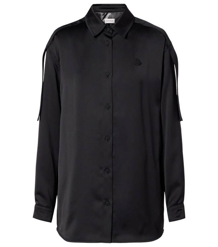 Photo: Moncler Genius x EE72 by Edward Enninful satin shirt