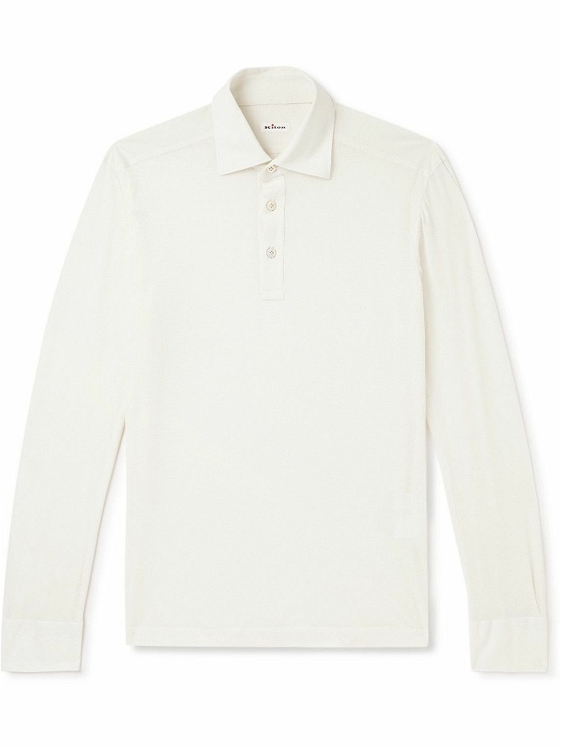 Photo: Kiton - Cotton Polo Shirt - White