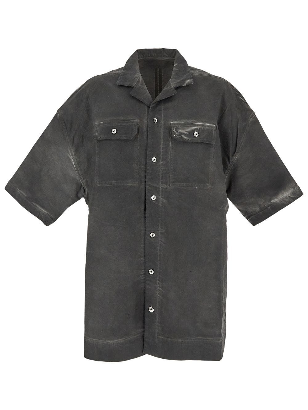 シャツ Rick Owens Drkshdw \"Magnum \" shirt Rick Owens DRKSHDW Magnum Tommy Denim Shirt in Schwarz | SVD.