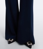 Elie Saab Crêpe wide-leg pants