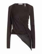 Helmut Lang Womens Top Chocolate in Brown