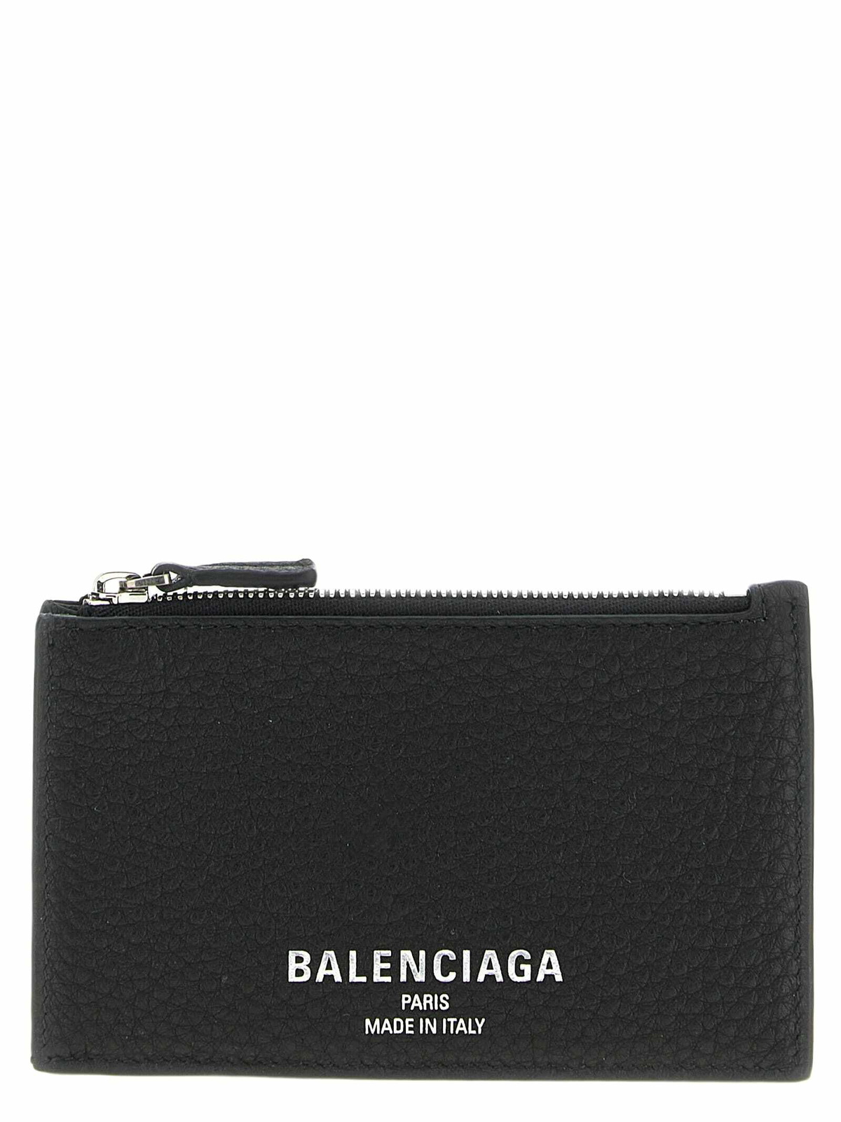 Balenciaga - Logo-Print Full-Grain Leather Zip-Around Wallet