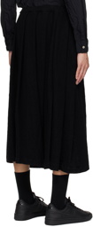 Black Comme des Garçons Black Pleated Skirt