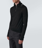 Jil Sander Logo jersey half-zip sweater