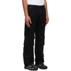 Off-White Black Owr Gd Cot Multipkt Relax Cargo Pants