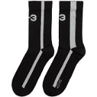 Y-3 Black Logo Socks