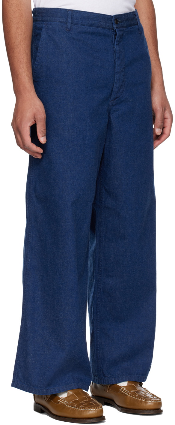 Kuro Indigo Crossed Jeans