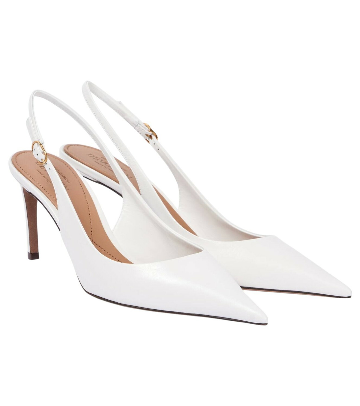 Dolce&Gabbana Leather slingback pumps Dolce & Gabbana
