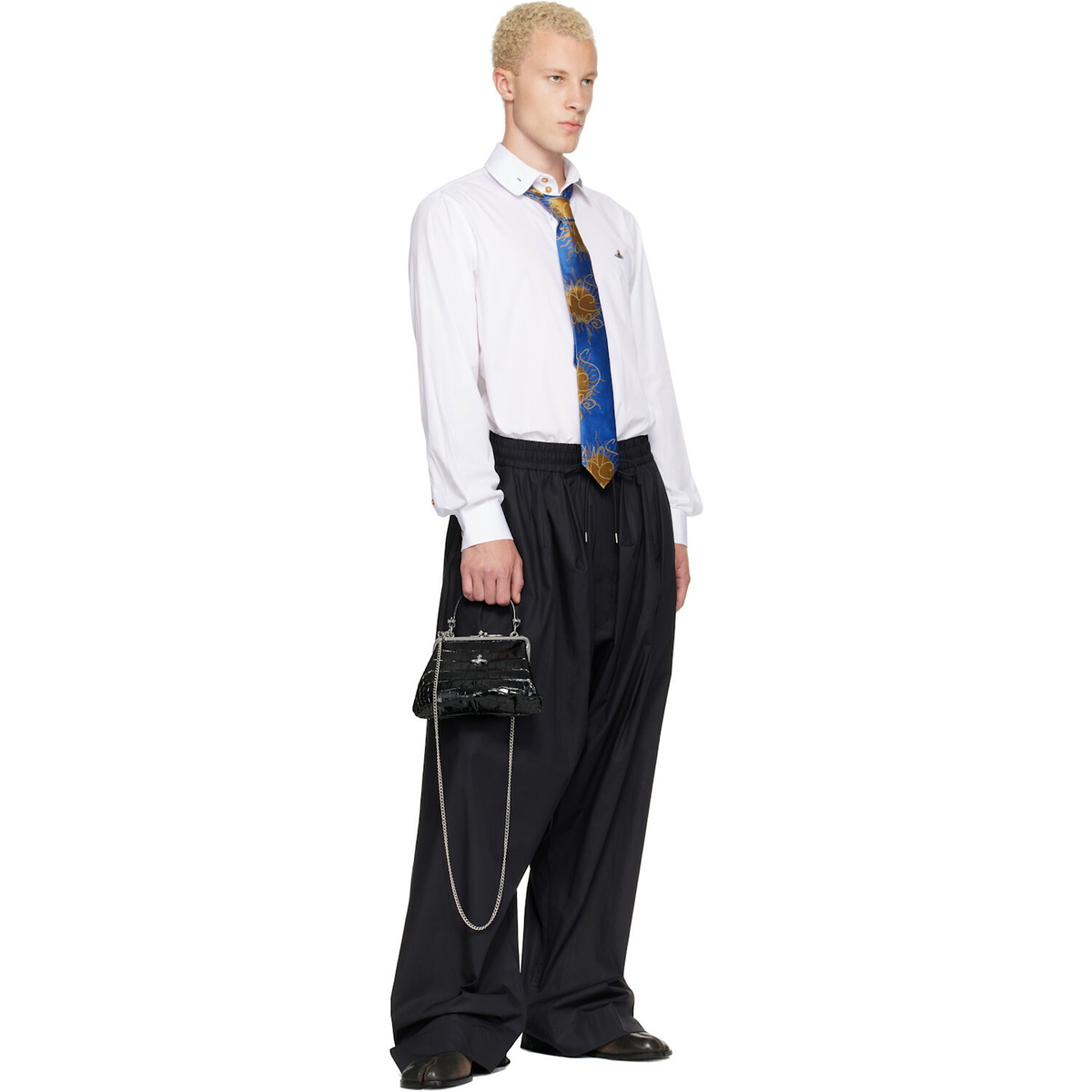 Vivienne Westwood White Two Button Krall Shirt