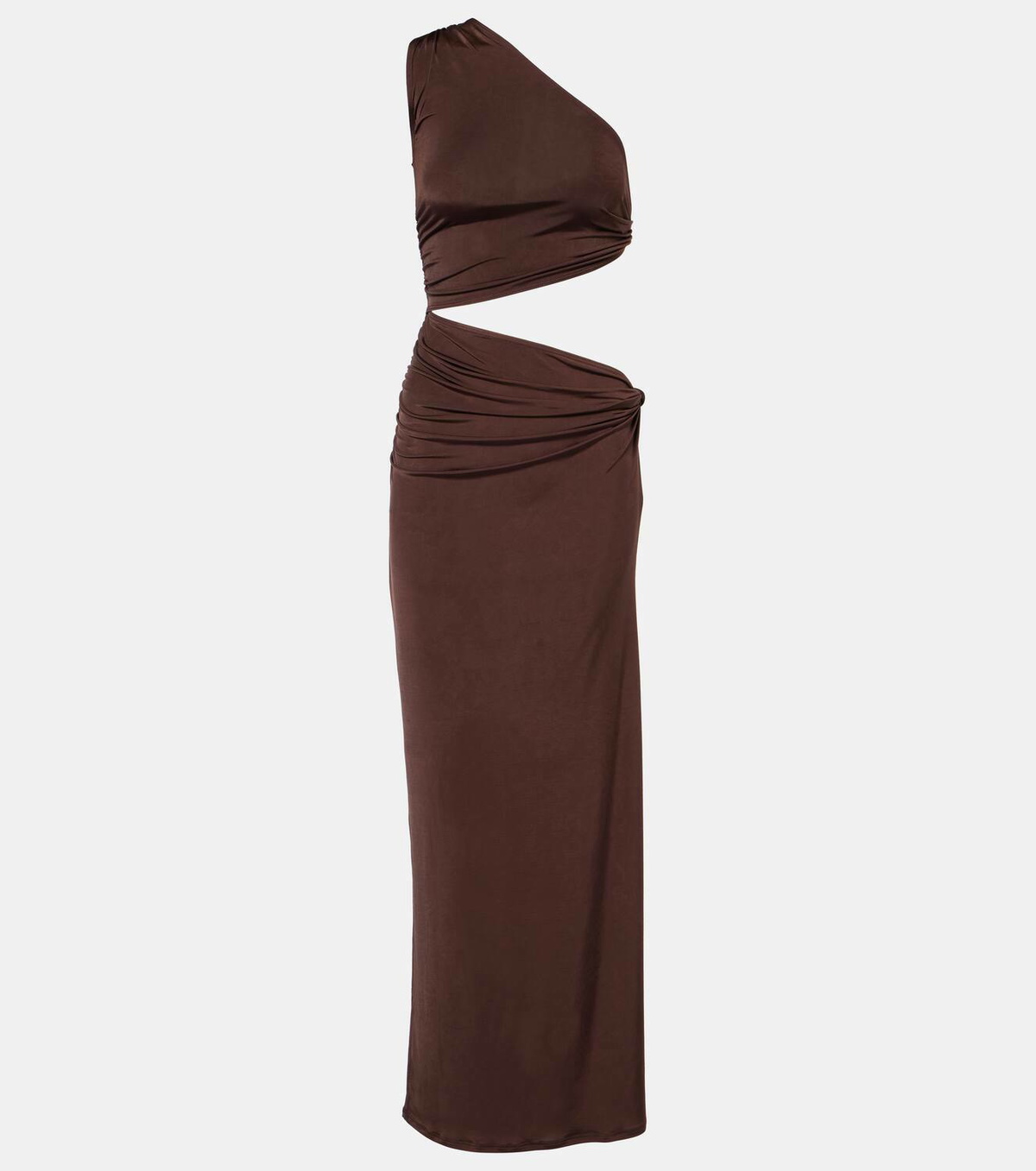 Jade Swim Yana cutout one-shoulder maxi dress