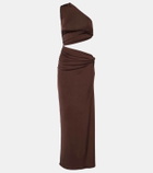 Jade Swim Yana cutout one-shoulder maxi dress