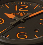 Bell & Ross - BR 03-92 MA-1 Limited Edition Automatic 42mm Ceramic and Leather Watch - Green