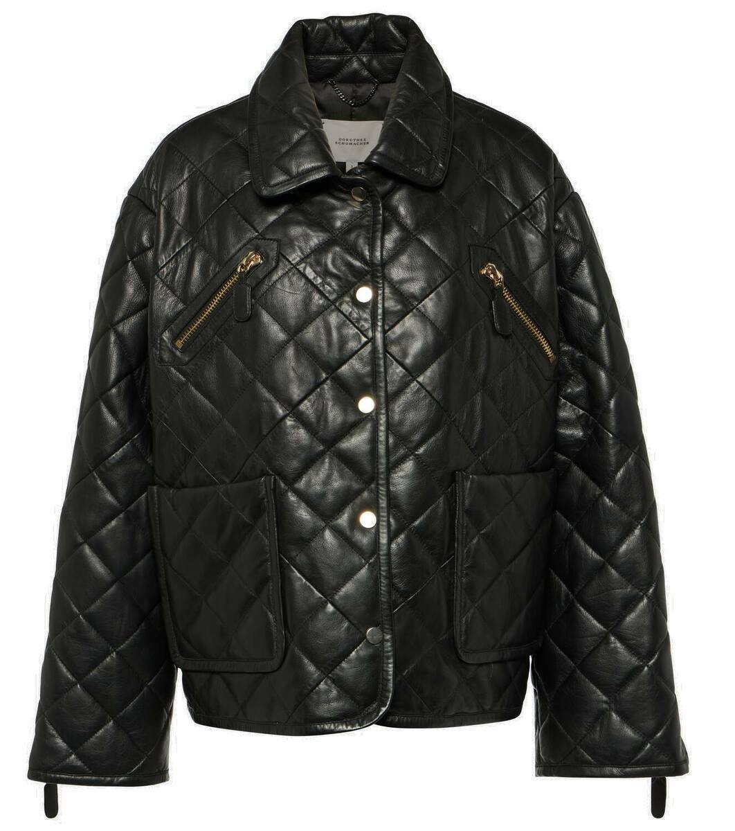 Dorothee Schumacher Sleek Statement leather jacket Dorothee Schumacher