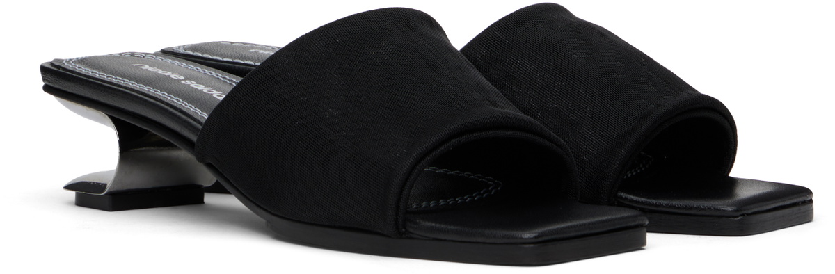 Nicole Saldaña Black Sarah Heeled Sandals
