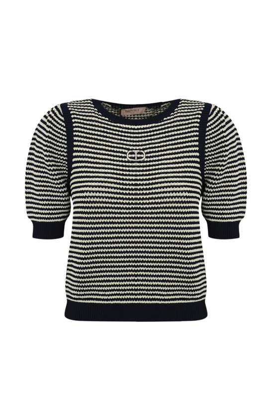 Photo: TwinSet Viscose Sweater With Oval-t Embroidery