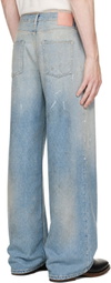 Acne Studios Blue Loose Fit 1981 Jeans