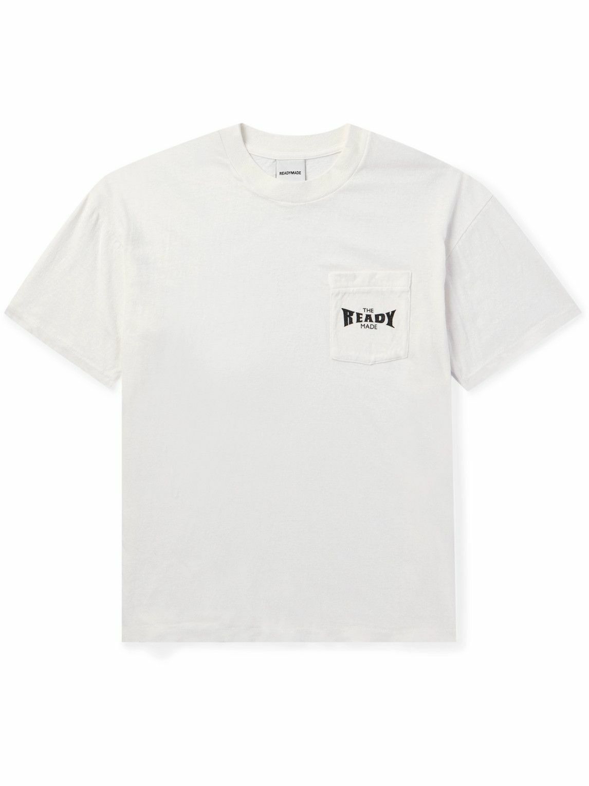 READYMADE - Logo-Print Cotton-Jersey T-Shirt - White