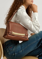 Victoria Beckham Chain Leather Pouch - Tan - One Size