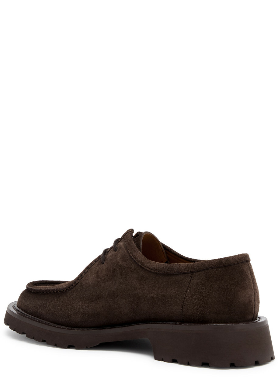 Legres Suede Derby Shoes Brown