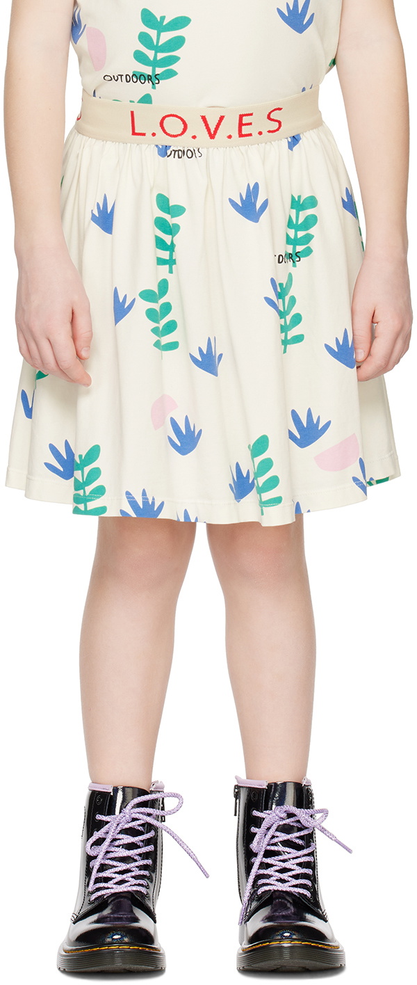 Beau Loves Pleated Girls Skirt - Orange (Size 4/5 left)